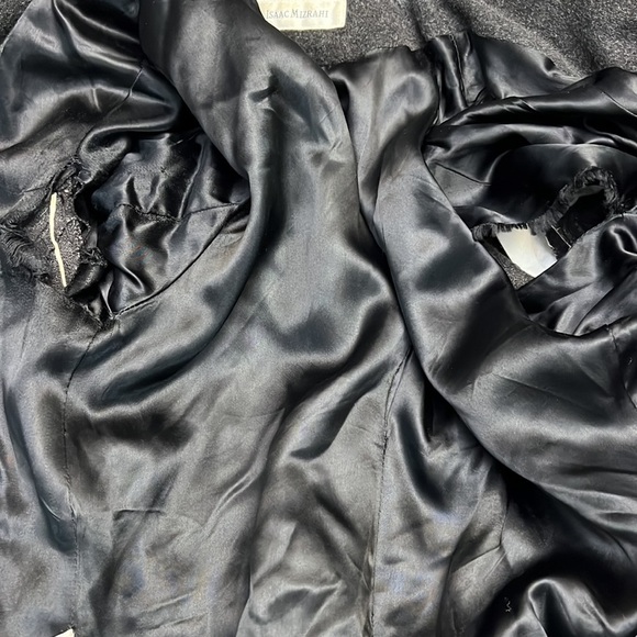 ISAAC MIZRAHI VINTAGE MERINO WOOL UNION MADE PEA COAT 6 - Picture 17 of 17